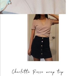 🌈3 for $15 SALE✨ Charlotte Russe wrap top